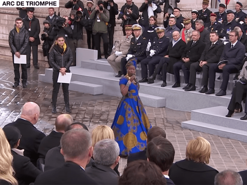 Angelique Kidjo Sings in Honor of Fallen African Soldiers