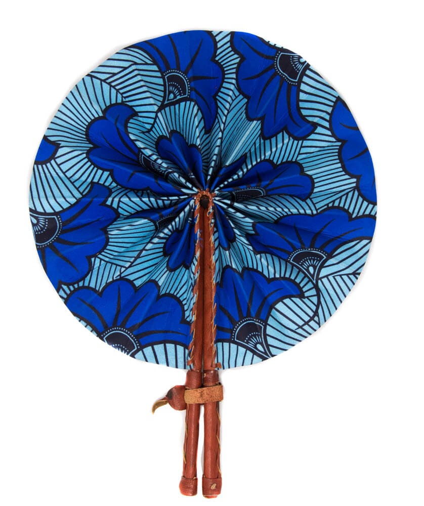 AC159 - Assorted Handmade African Handheld Fan From Ghana - Receive as Pictured - Tess World Designs