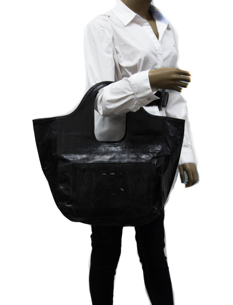 BG96 - Large Handmade African leather bag / Gift ideas/ Mariama Tote bag - Tess World Designs