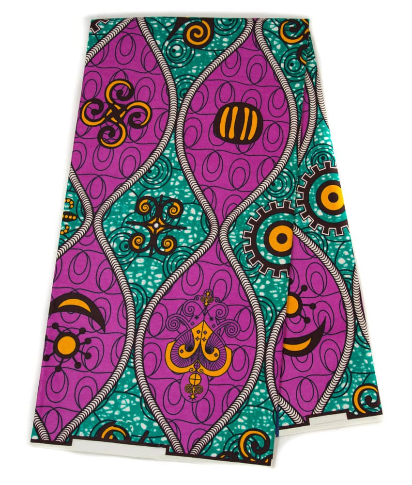 WP1824 - African Print fabric Ankara fabric - Tess World Designs