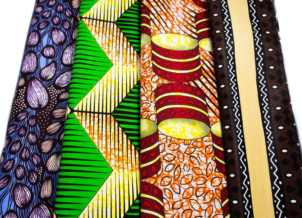 WP1830 - Soft Ankara African Fabric Clothing bundle/ 4 pieces of 2 Yards - Tess World Designs