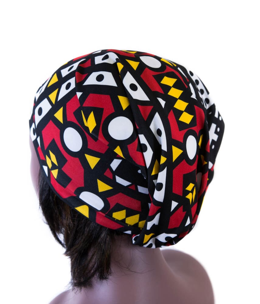 SHT12 - Pull-N-Tuck Samakaka Tubular Stretch headwrap | African Head wraps | Stretch Scarf | Stretch - Tess World Designs
