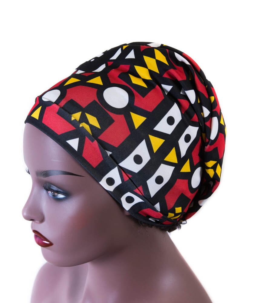 Samakaka Tubular Stretch headwrap | African Head wraps | Stretch Scarf | Stretch SHT10 - Tess World Designs