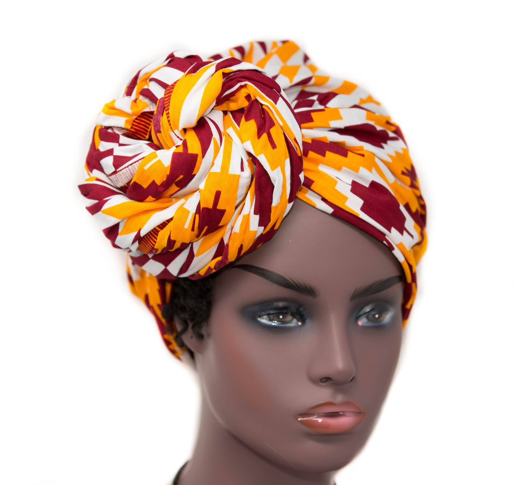 African Head scarfs, African head wraps for women, Efia HT299 - Tess World Designs