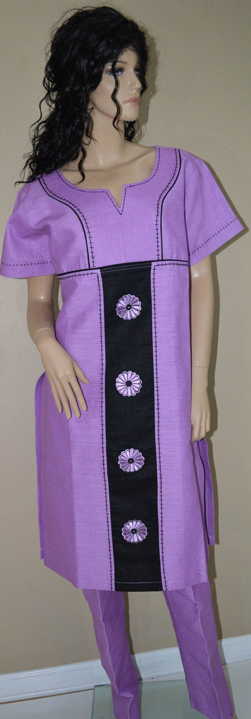 Women- suits 100 % Linen, Lilac - Tess World Designs