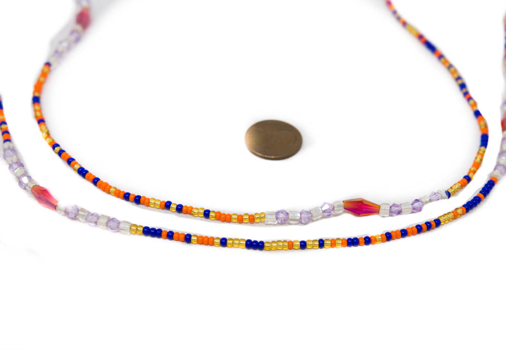 AB06-MANSA - African Waist Beads from Koforidua, Ghana - Tess World Designs