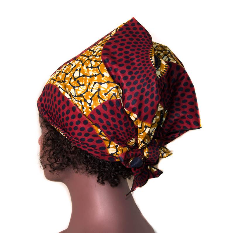 6 Random Bandana size African Head Wraps/ headband for women HT346 - Tess World Designs