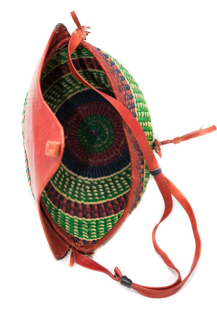 Ghana Bag/ Handmade bag/ Bolga Basket Bag/ BG135 - Tess World Designs