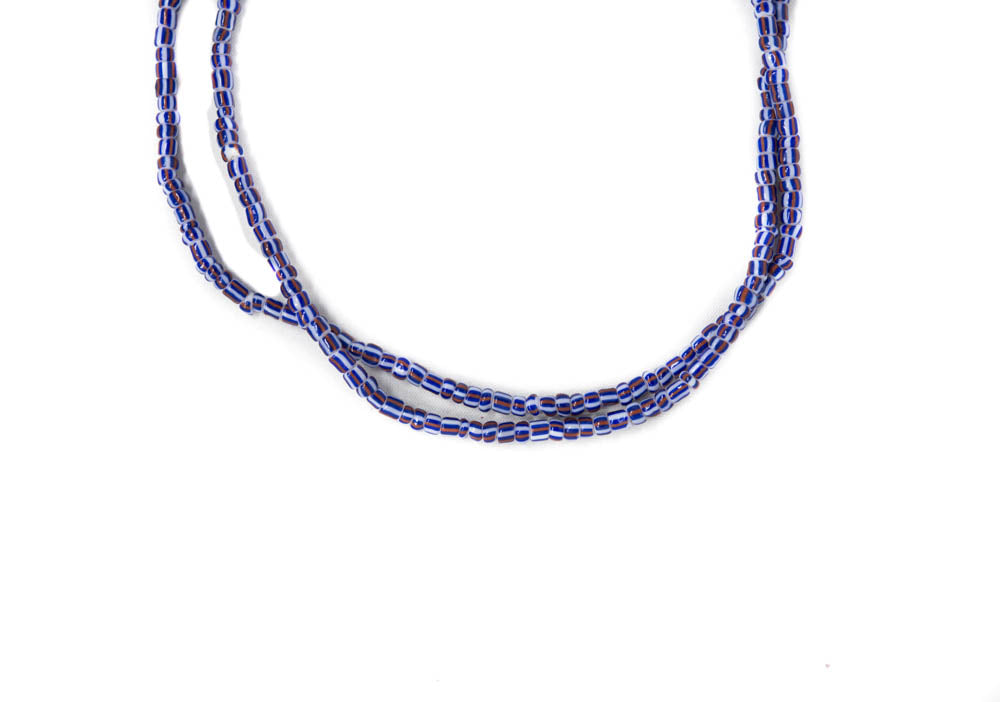 AB13-SRBW, African Waist Beads, Trade Ghana Seed Krobo Beads - Tess World Designs