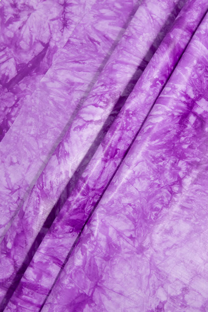 B119PURPLE - Purple Batik Guinea brocade, Semi Soft Bazin riche fabric by the yard - Tess World Designs