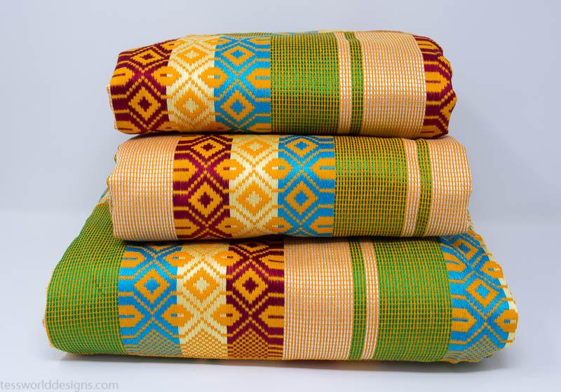 Authentic Handwoven Kente Cloth from Africa/ Nayra WK45 - Tess World Designs
