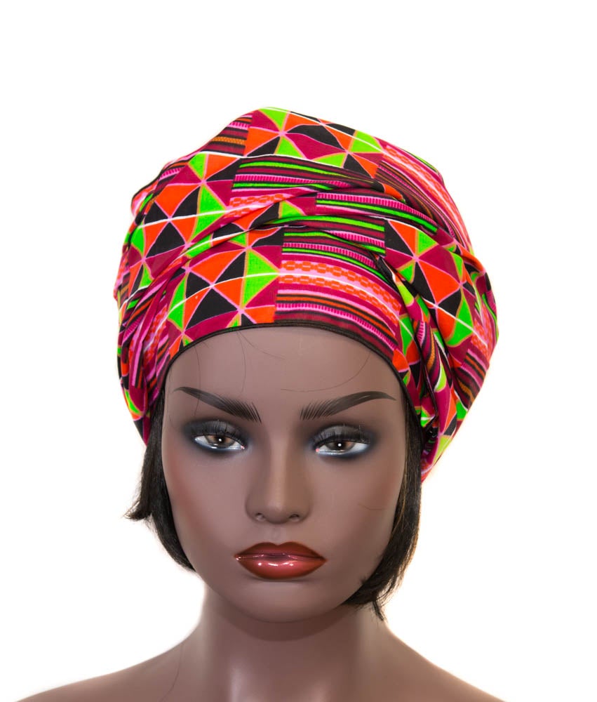 African fabric Head wraps, African headwraps / HT361 - Tess World Designs