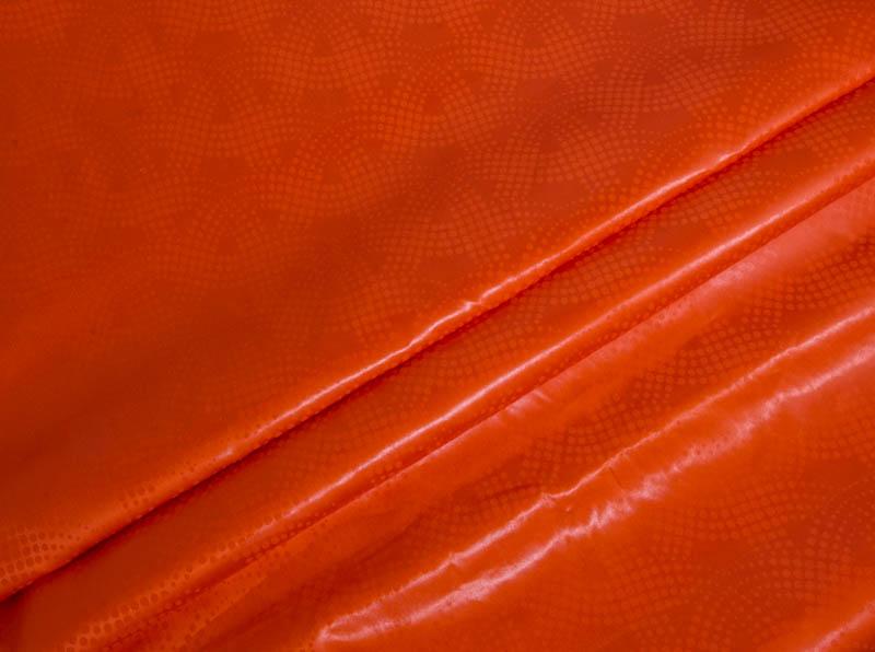 B172-GO, Guinea brocade, Bazin riche fabric by the yard/ Orange red Af–  Tess World Designs