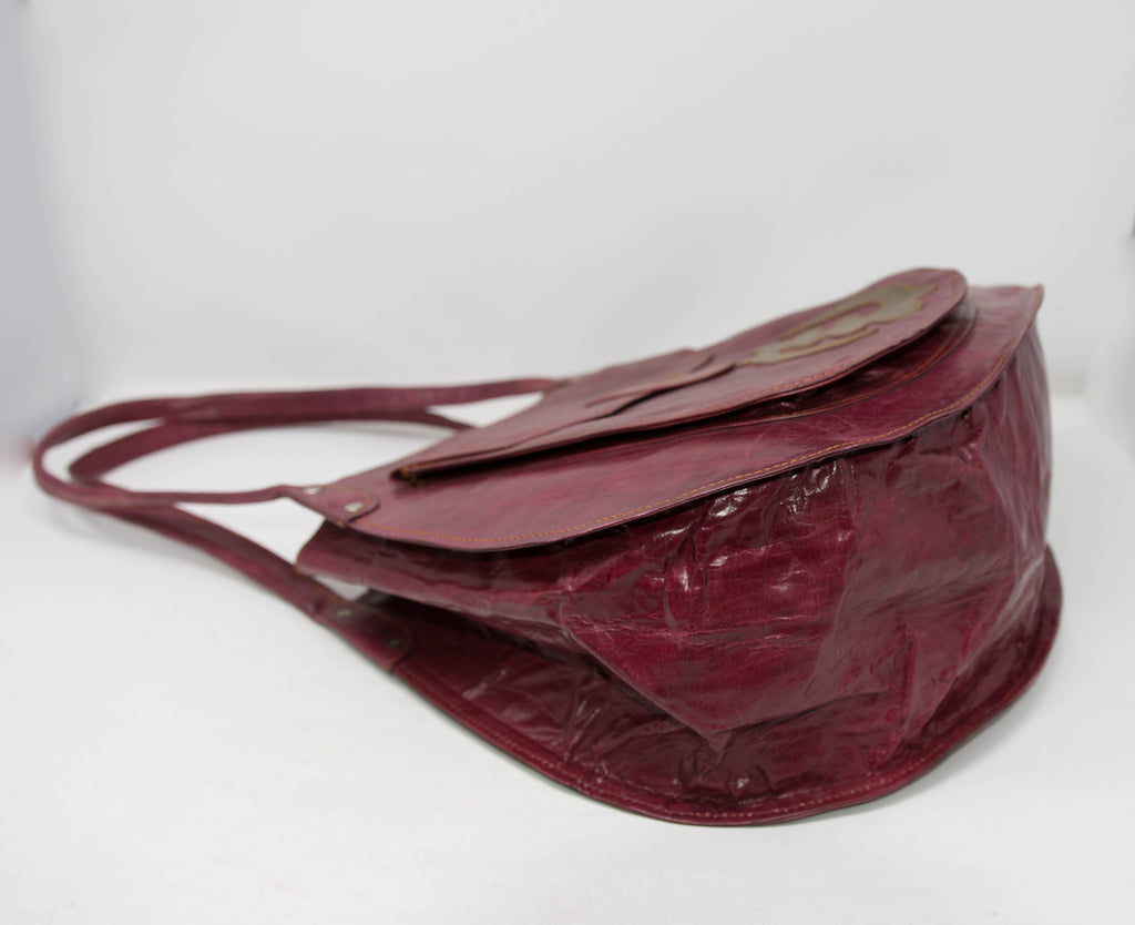 Handmade leather bag/ Exclusive Gye Nyame bag/ Tess World Designs BG57 - Tess World Designs