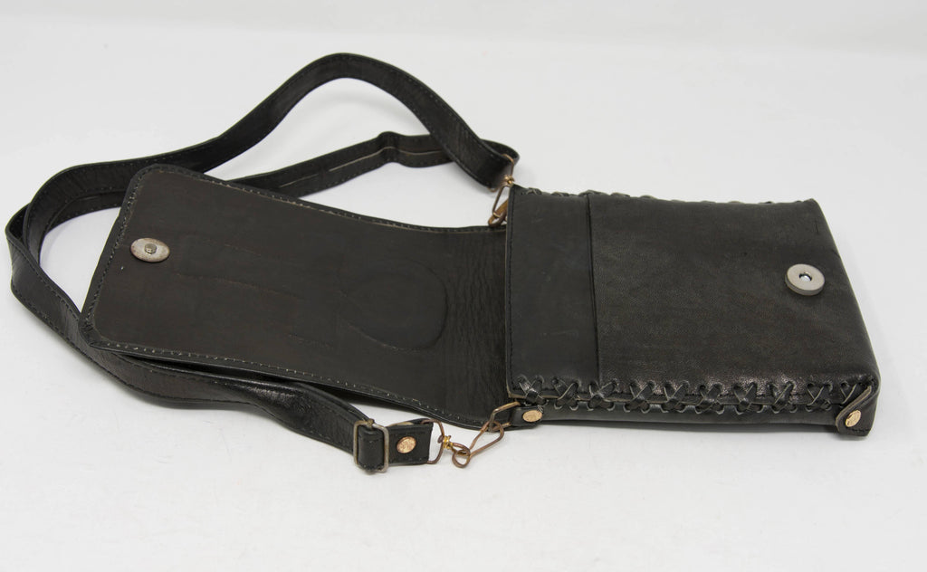 Handmade leather Mini Ankh Cross Body Bag/ Exclusive bag / Gift supply/ Tess World Designs BG62 - Tess World Designs