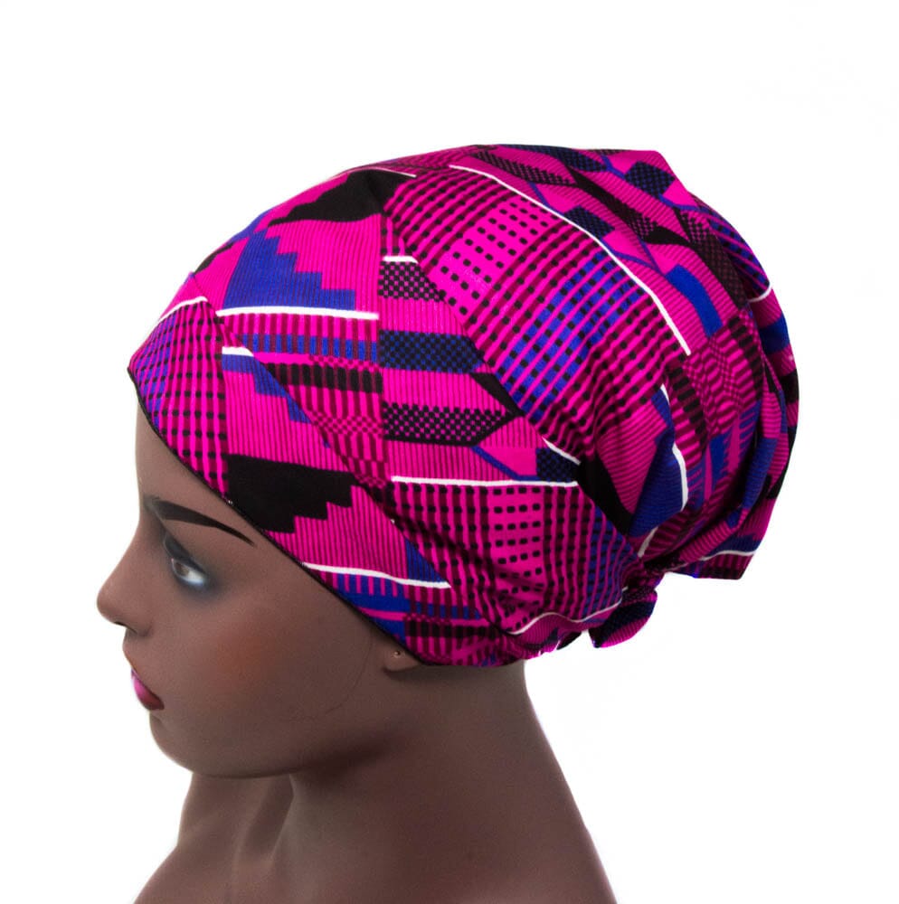 HT372-PINK - Traditional African Ankara headwraps, Tess World Designs - Tess World Designs
