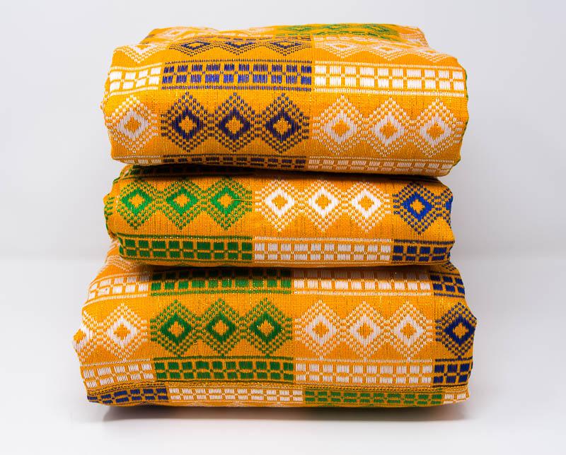 Kente Cloth/ Authentic Handwoven/ Ghana Fabric/ Dekaworwor WK55 - Tess World Designs
