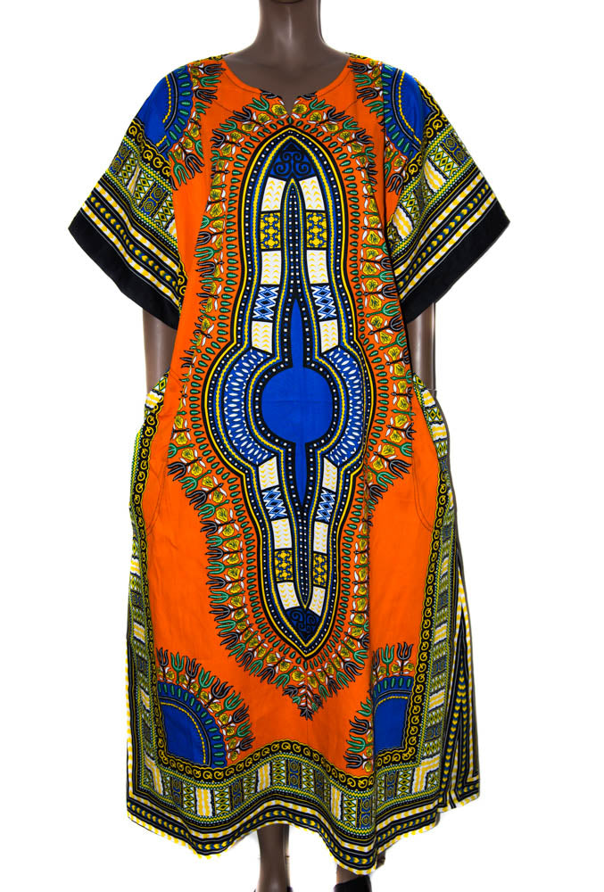 Maxi Dashiki dress, Long African clothing African outfit/ DW28 - Tess World Designs