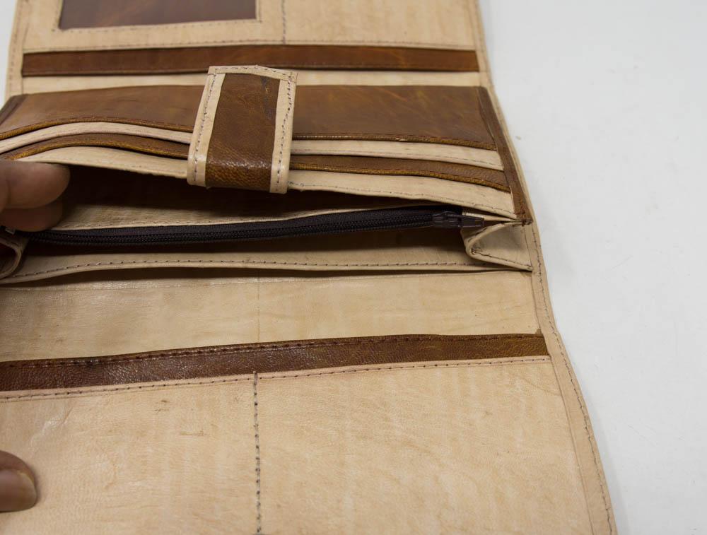 Exclusive Handcrafted leather Wallet/ Purse/ Gift supply/ BG92 - Tess World Designs