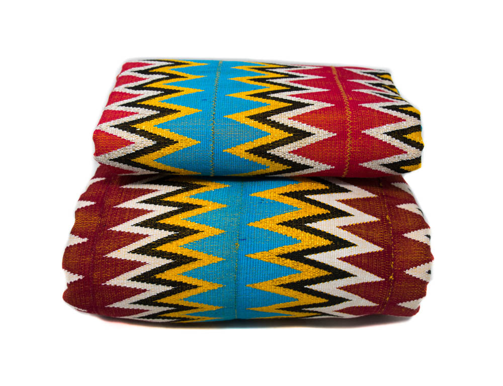 Authentic Handwoven Kete/ Kente Cloth from Ghana/ Lorgorligi WK101 - Tess World Designs