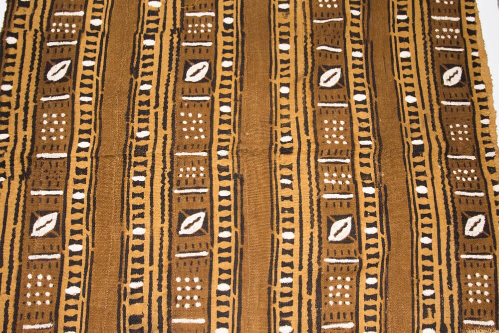 MC276 - Brown Authentic Handcrafted Bogolan Mudcloth from Mali - Tess World Designs