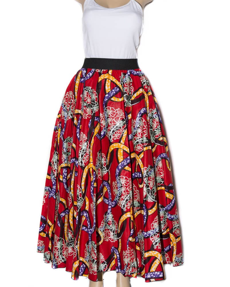 DW51 - Tess World Designs Circular Maxi Skirt African clothing | Long Skirts - Tess World Designs