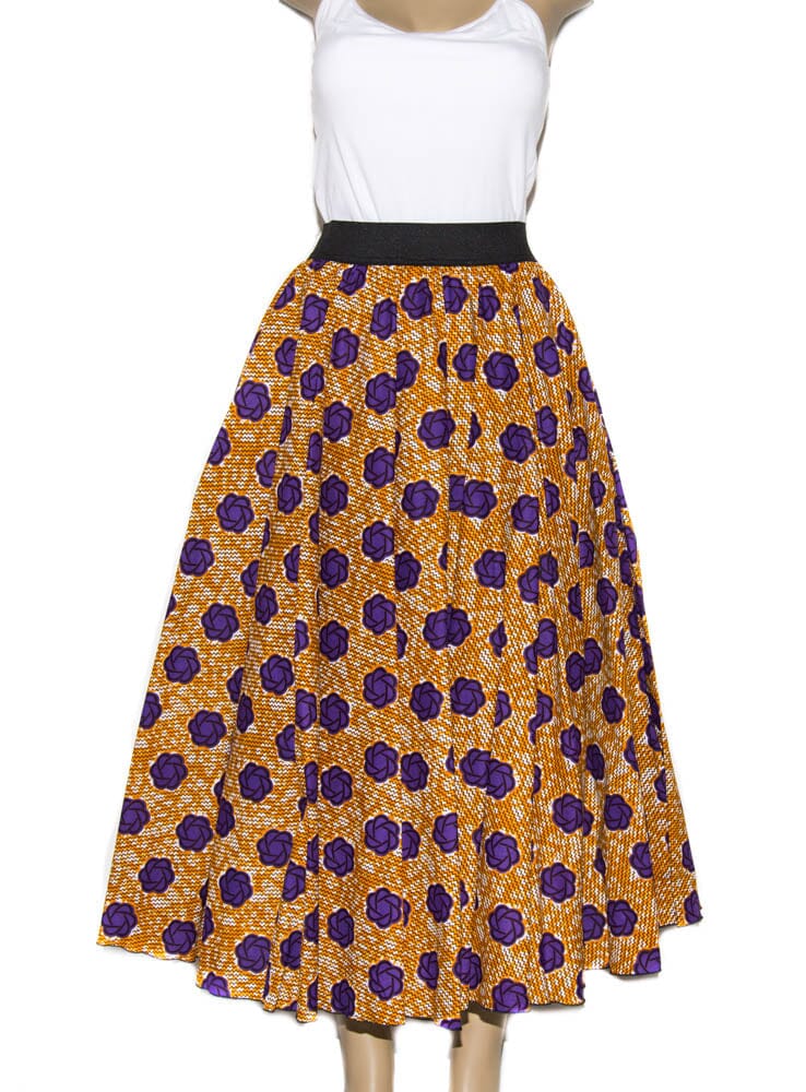 DW50 - Tess World Designs Circular Maxi Skirt African clothing | Long Skirts - Tess World Designs