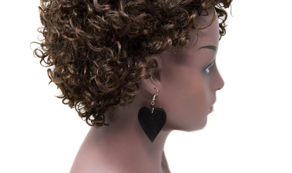 Akoma African jewelry | Handcrafted African Earring, Wooden -JW14 - Tess World Designs