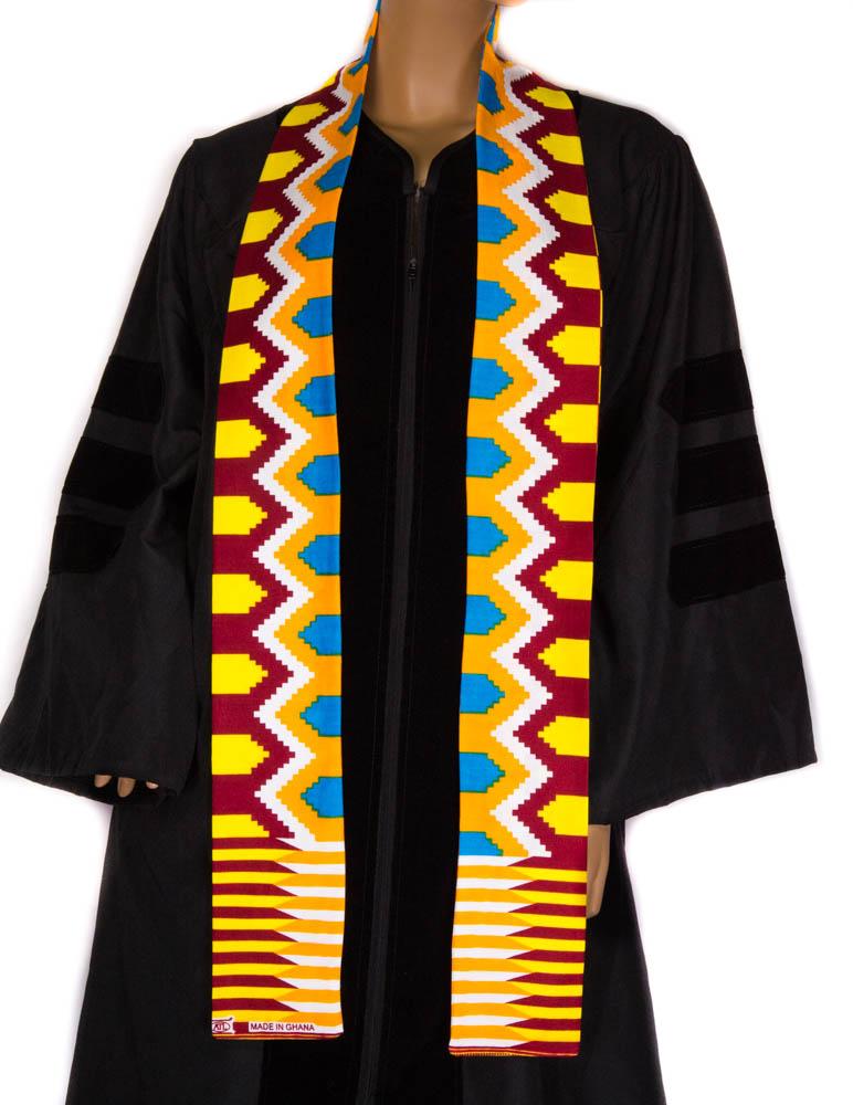 Stole clergy/ African fabric stole/ tessworlddesigns,  KS20 - Tess World Designs