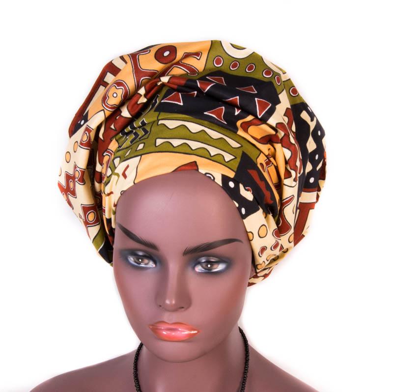 African head wrap/ kuba cloth print headwraps HT321 - Tess World Designs