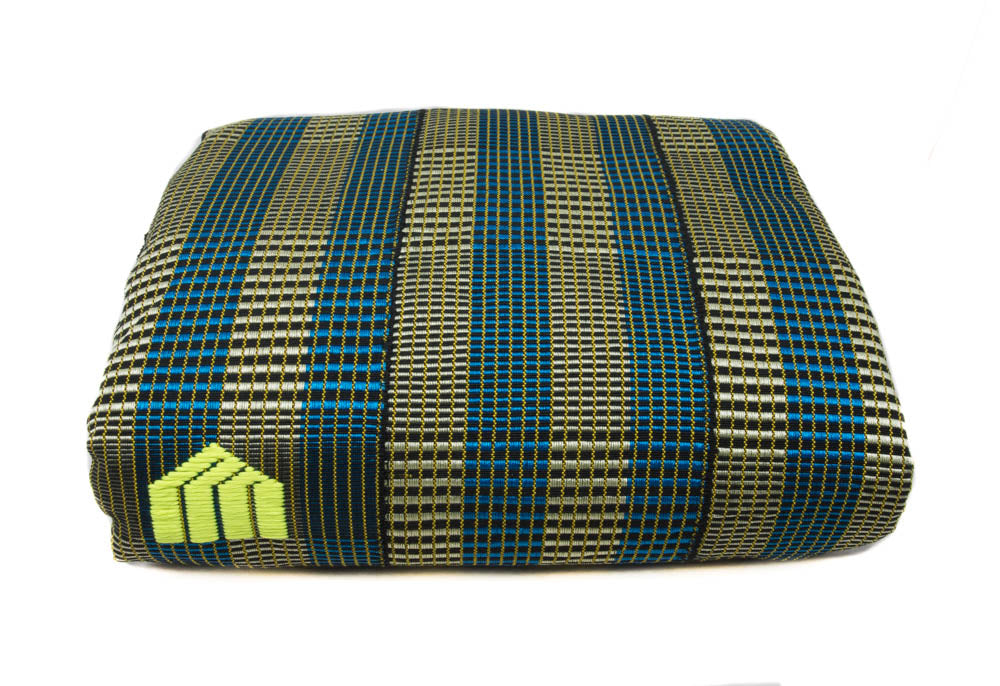 2-piece Queen Set, Handwoven Vintage Pattern Ewe Kete/ Kente Cloth from Ghana/ WK146 - Tess World Designs
