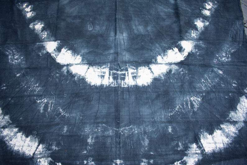 Mudcloth fabric from Mali, African fabric/ charcoal MC209 - Tess World Designs