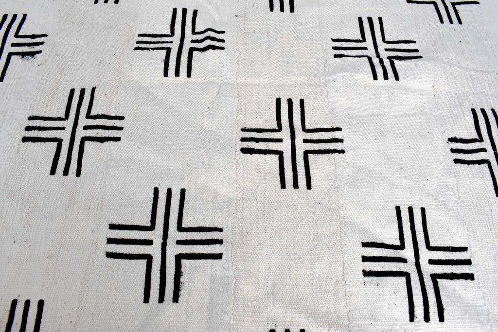 Mudcloth, authentic/ Hand crafted Bogolan Mud Cloth/ African mudcloth/ MC130 - Tess World Designs